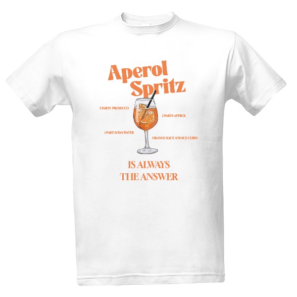 Tričko s potiskem Aperol Spritz