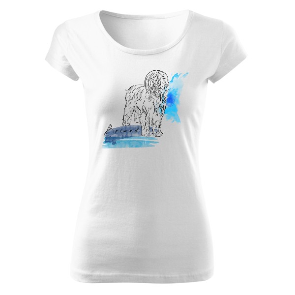 Tričko s potiskem Briard 