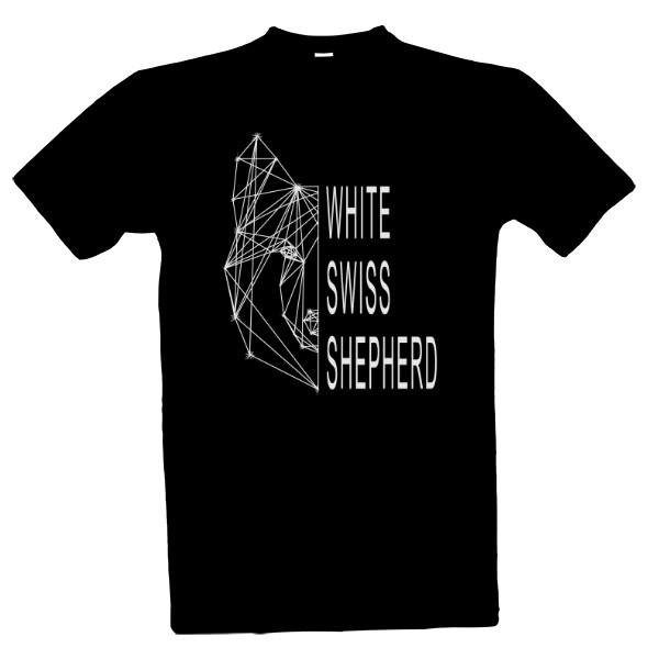 Tričko s potiskem White Swiss Shepherd 2024