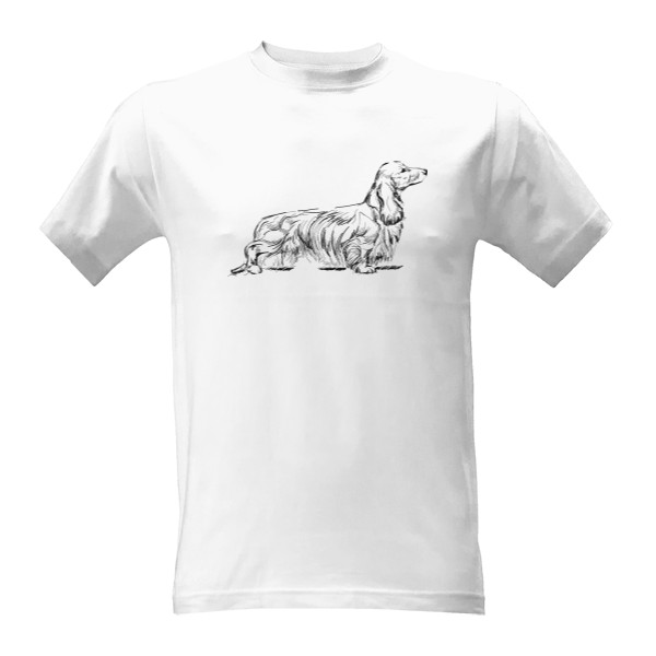 Tričko s potiskem Jezevčík