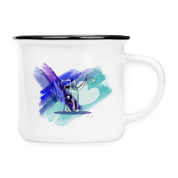 Keramikáček s potiskem Dog love