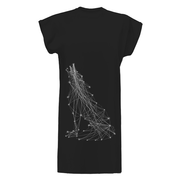 Tričko s potiskem Souhvězdí vlka II 