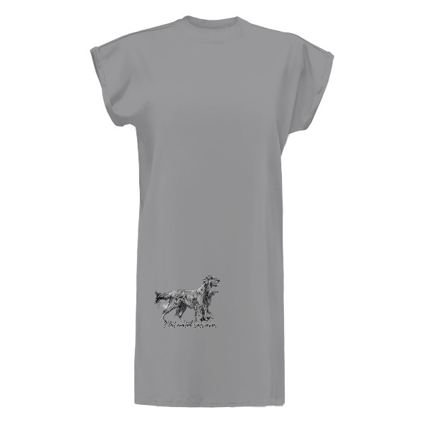 Tričko s potiskem Flat coated retriever