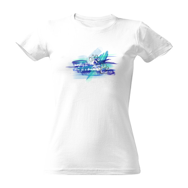 Tričko s potiskem Nejlepší den je s ním