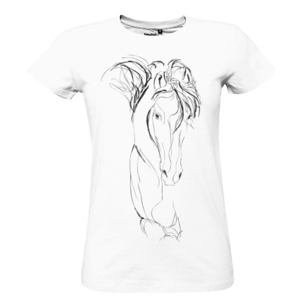 Tričko s potiskem Horse art