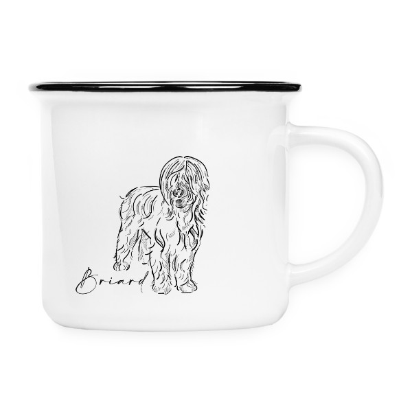 Keramikáček s potiskem Briard