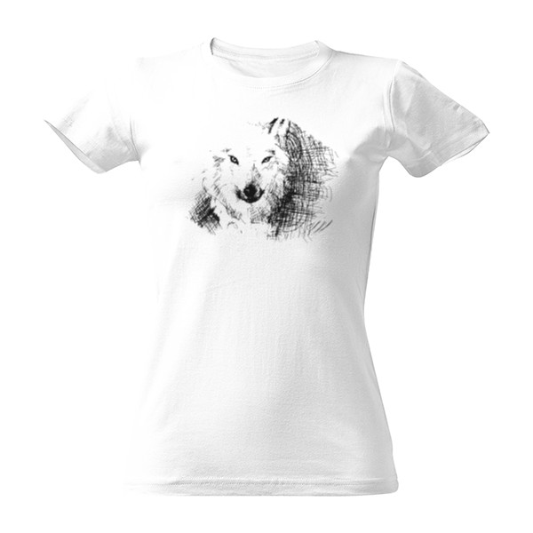 Tričko s potiskem Wolf